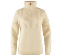 Fjällräven - Women's Övik Half Zip Knit - Wool jumper size M, sand