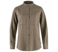Fjällräven - Women's Övik Hemp Shirt L/S - Shirt size S, brown