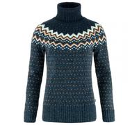 Fjällräven - Women's Övik Knit Roller Neck - Wool jumper size L, blue