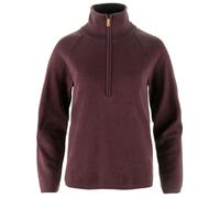 Fjällräven - Women's Övik Lite Half Zip - Wool jumper size XL, brown