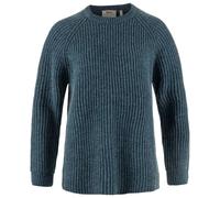 Fjällräven - Women's Övik Rib Sweater - Wool jumper size M, blue