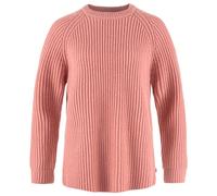 Fjällräven - Women's Övik Rib Sweater - Wool jumper size XXS, pink