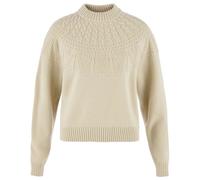 Fjällräven Övik Solid Jacquard Knit Sweatshirt Beige XL Woman