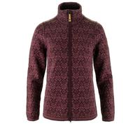 Fjällräven - Women's Snow Cardigan - Wool jacket size M, red