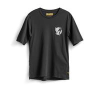 Fjällräven Women's T-Shirt aus Bio-Baumwolle mit Reißverschlusstasche, Black, M