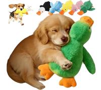 fjaldjfu 2026 Upgraded Calming Duck Toy For Dogs, Calming Duck, Quacking Ducks Toys, Soft Stuffed Plush Mellow Calming Pillow For Puppies And Senior (D-M(32 * 22CM))