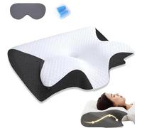 fjaldjfu Airway Pro Sleep Apnea Pillow, 2025 New Upgrade Sleep Apnea Relief Cervical Pillow, Memory Orthopedics Pillow for Side, Stomach, And Back Sleepers, Ergonomic Contoured Design (WHITE)