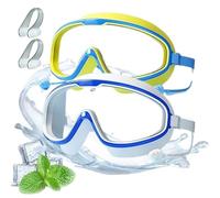 fjaldjfu Hd Children'S Large Frame Waterproof And Anti-Fog Swimming Goggles, 2025 New Kids Swimming Goggles 180° Hd Vision (2pcs-D)