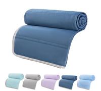 fjaldjfu Ice Calming Cooling Blanket, Cooling Comforter for Sweats Absorbs Heat to Keep Hot Sleepers Cool, Summer Comforter Queen Size Breathable Soft Silk Smooth Lightweight (dark blue,150 * 200)
