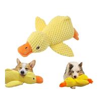 fjaldjfu Noovelo Calming Duck Toy, Quacker Calming Duck Toy for Dogs, 2025 New Dog Emotional Support Duck Durable the Mellow Dog, Dog Toy Duck with Soft Squeaker (large)