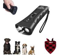 fjaldjfu Pet Gentle Anti Barking Device, Dog Barking Deterrent Devices with HD Display and LED Flashlight, Ultrasonic Dog Barking Device for Small Medium&Large Dogs Improve Bad Behavior (1 pcs)