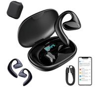 fjaldjfu Talkbuds Translator, Qinux Talkbuds, Ai Translation Earbuds Real Time, High-End Business Wireless Bluetooth Headphones for Travel Business Learning, 144 Languages & Accents (Black)