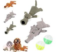 fjaldjfu Wowpetsmart Invincible Chewanimals, Wowpetsmart for Heavy Chewers, Wowpetsmart Dog Chew Toys,Designed for Heavy Chewers, Interactive Squeaky Dog Toys for Heavy Chewers (2pcs-C)