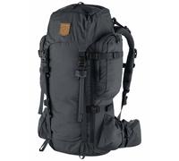 Fjall Raven - 55L hiking backpack - Kajka 55 S/M Coal Black in Nylon Black one size