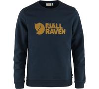 Fjall Raven - Crew-neck cotton sweatshirt - Fjällräven Logo Sweater M Dark Navy for Men - Size L Navy L