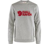 Fjall Raven - Crew-neck cotton sweatshirt - Fjällräven Logo Sweater M Grey Melange for Men - Size XS Grey XS