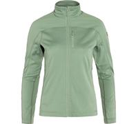 Fjall Raven - Fleece jacket - Abisko Lite Fleece Jacket W Misty Green for Women in Recycled Polyester - Size S Green S