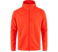 FJALLRAVEN Abisko Grid Fleece Hoodie M - Men - Orange - size S- model 2025 S