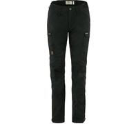 Fjällräven - Women's Kaipak Trousers Curved - Walking trousers size 42 - Fixed Length, black