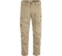 Fjall Raven - Lightweight, resistant hiking trousers - Vidda Pro Lite Zip Off Trousers M Fossil for Men in Softshell - Size 48 EU - Beige Beige 48 EU