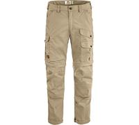 Fjall Raven - Lightweight, resistant hiking trousers - Vidda Pro Lite Zip Off Trousers M Fossil for Men in Softshell - Size 52 EU - Beige Beige 52 EU