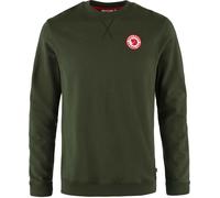 Fjall Raven - Men's organic cotton sweatshirt - 1960 Logo Badge Sweater M Deep Forest for Men - Size M - Green Green M