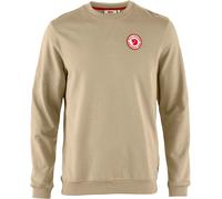 Fjall Raven - Men's organic cotton sweatshirt - 1960 Logo Badge Sweater M Fossil for Men - Size XL - Beige Beige XL