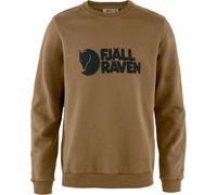 Fjall Raven - Men's organic cotton sweatshirt - Fjällräven Logo Sweater M Wood Brown for Men - Size S Brown S