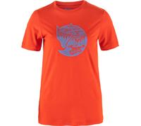 Fjall Raven - Merino wool T-Shirt - Abisko Wool Fox SS W Flame Orange Ultramarine for Women in Wool - Size S Orange