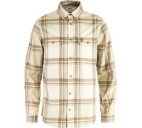 Fjall Raven - Organic cotton shirt - Övik Lite Flannel Shirt M Chalk White Fossil for Men - Size M - Beige Beige M