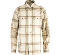 Fjall Raven - Organic cotton shirt - Övik Lite Flannel Shirt M Chalk White Fossil for Men - Size S - Beige Beige S