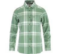 Fjall Raven - Organic cotton shirt - Övik Lite Flannel Shirt W Misty Green Eggshell for Women - Size S Green S
