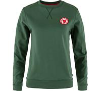 Fjall Raven - Organic cotton sweatshirt - 1960 Logo Badge Sweater W Deep Patina for Women - Size M - Green Green M