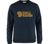Fjällräven Logo Sweater Navy Blue Brown - XS