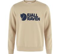 Fjall Raven - Organic cotton sweatshirt - Fjällräven Logo Sweater M Fossil for Men - Size S - Beige Beige S