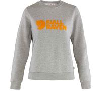 Fjall Raven - Organic cotton sweatshirt - Fjällräven Logo Sweater W Grey Melange for Women - Size M Grey M