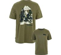 Fjall Raven - Organic cotton T-shirt - Swedish Forest Tee M Laurel Green for Men - Size M Green M