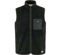 Fjall Raven - Sleeveless fleece jacket - Vardag Pile Fleece Vest M Black Dark Grey for Men in Recycled Polyester - Size L Black L