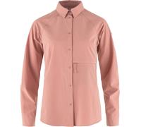 Fjall Raven - Stretch shirt made from recycled polyester - Abisko Trekking Shirt W Dusty Rose for Women in Recycled Polyester - Size M - Pink Pink M
