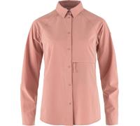 Fjall Raven - Stretch shirt made from recycled polyester - Abisko Trekking Shirt W Dusty Rose for Women in Recycled Polyester - Size S - Pink Pink S