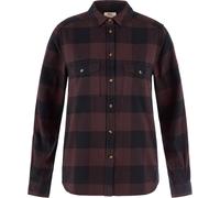 Fjall Raven - Thick cotton shirt - Övik Heavy Flannel Shirt W Black Oak Black for Women - Size M - Brown Brown M