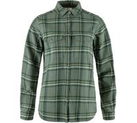 Fjall Raven - Thick cotton shirt - Övik Heavy Flannel Shirt W Patina Green Deep Patina for Women - Size S Green S