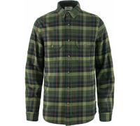 Fjall Raven - Thick organic cotton shirt - Singi Heavy Flannel Shirt M Black Deep Forest for Men - Size L Black L