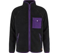 Fjall Raven - Warm comfortable fleece - Vardag Pile Fleece M Black Dark Violet for Men in Recycled Polyester - Size L Black L