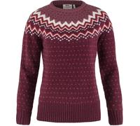 Fjällräven Övik Knit Sweater Red M Woman
