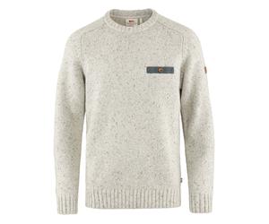 Fjall Raven - Wool jumper- Men - Lada Round-neck Sweater M Chalk White for Men in Wool - Size L - Beige Beige L
