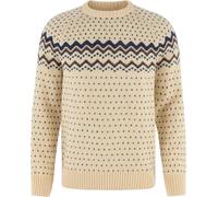 Fjall Raven - Wool sweater - Övik Knit Sweater M Light Beige Navy for Men in Wool - Size M Beige M