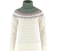 Fjall Raven - Woolen jumper - Övik Knit Roller Neck W Chalk White Patina Green for Women - Size L White L