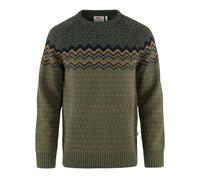 Fjall Raven - Woolen jumper - Övik Knit Sweater M Laurel Green Deep Forest for Men in Wool - Size L - Khaki Khaki L
