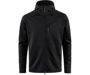 FJALLRAVEN 12600228-550 Abisko Grid Fleece Hoodie M Sweatshirt Men's Black Size L